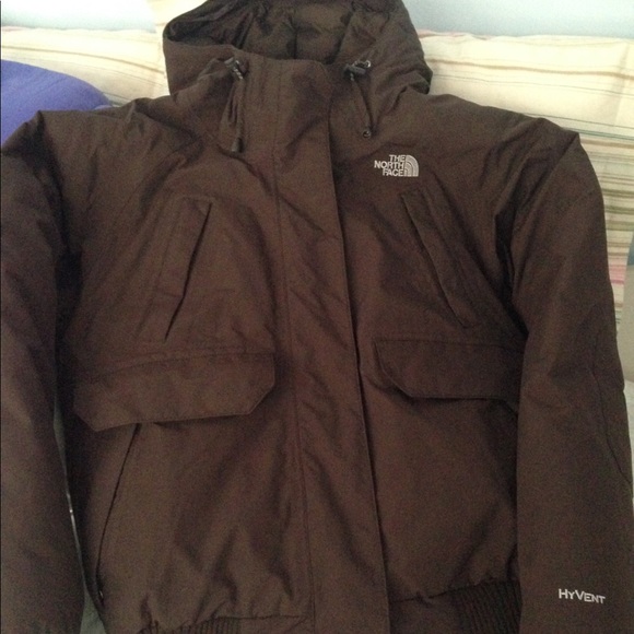 heavy north face coat